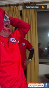 عصبانیت شدید هوادار شیلی پس از گلزنی لائوتارو مارتینز، مهاجم آرژانتین مقابل این کشور - پارس فوتبال | خبرگزاری فوتبال ایران | ParsFootball