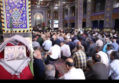 مراسم چهلم شهدای خدمت در یزد- عکس صفحه استان تسنیم | Tasnim