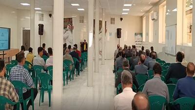 برپایی مراسم بزرگداشت اربعین شهید آیت الله رئیسی و همراهانش در یزد + فیلم