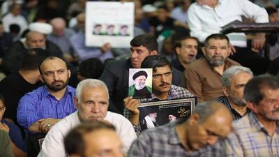 برگزاری مراسم اربعین شهید رئیسی و همراهانش در مصلی تهران