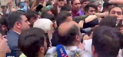 ویدئویی پربازدید از اعتراض به سعید جلیلی در روز رای گیری