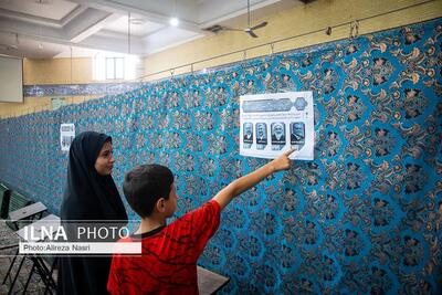 حماسه حضور مردم استان قزوین پای صندوق‌های رای