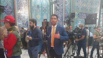 پوشش اخبار انتخاباتی توسط خبرنگاران خارجی در حسینیه ارشاد