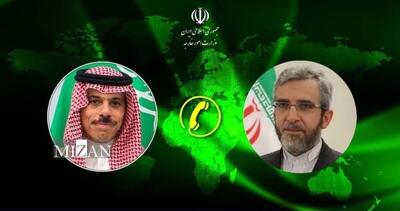رایزنی تلفنی علی باقری و وزیر امور خارجه عربستان سعودی درباره آخرین تحولات فلسطین