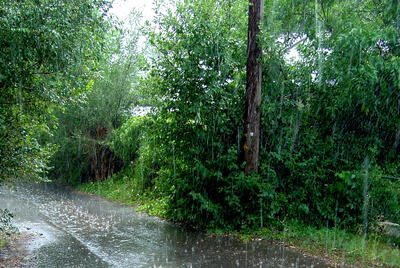 پیش‌بینی رگبار باران و رعدوبرق در برخی مناطق کشور