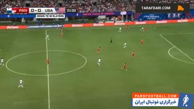 گل تماشایی فولارین بالوگان به پاناما در شب شکست 2-1 آمریکا مقابل پاناما - پارس فوتبال | خبرگزاری فوتبال ایران | ParsFootball