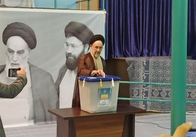 سیدمحمد خاتمی در انتخابات ریاست‌جمهوری شرکت کرد - تسنیم