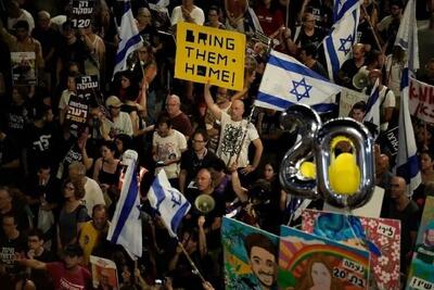 تظاهرکنندگان اسرائیلی خواستار تبادل اسرا شدند+ فیلم