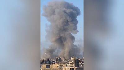 تصاویری از منطقه شجاعیه زیر بمباران  | ویدئو