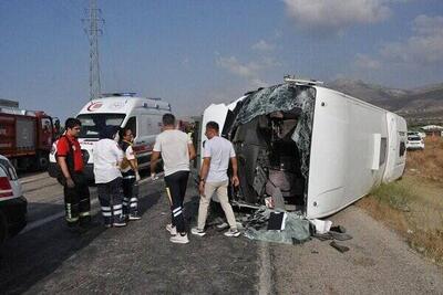 حادثه برای اتوبوس حامل کارکنان نیروگاه هسته‌ای «آکویو» در ترکیه