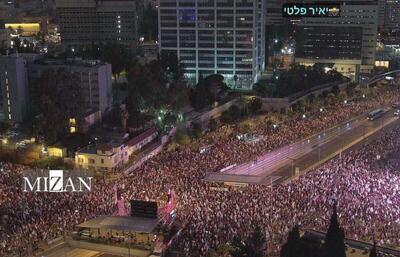 تظاهرات هزاران نفر ضد کابینه نتانیاهو در تل‌آویو
