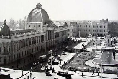 نمایی دیدنی از میدان انقلاب در 60 سال قبل