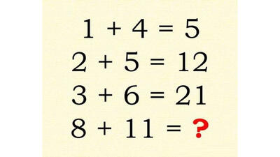 اگه تونستی این معمای ریاضی رو حل کنی؟