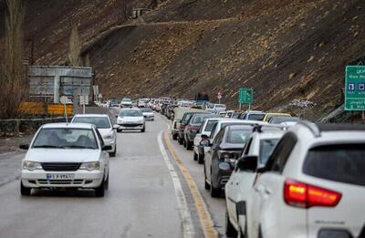 ترافیک سنگین در محور هراز، آزادراه پردیس و آزادراه قزوین- کرج