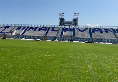 آخرین وضعیت ورزشگاه شادروان قایقران پیش از شروع لیگ - تسنیم