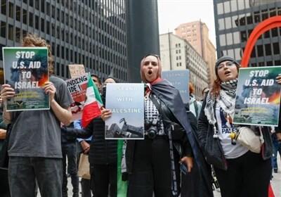 بازداشت معترضان ضداسرائیلی در جریان تظاهرات نیویورک - تسنیم