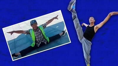 رفتگر چینی در 63 سالگی رقصنده باله شده!