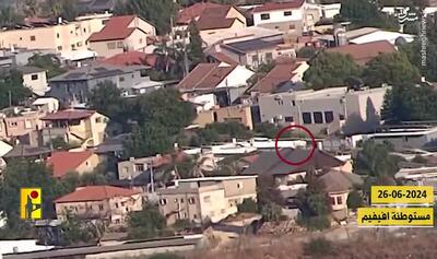فیلم/ حمله موشکی حزب‌الله به محل استقرار نظامیان اسرائیلی