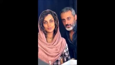 میکاپ شگفت‌انگیز علیرام نورایی، بازیگر سینما، برای همسرش / یک تجربه متفاوت و هنری از  چهره محبوب