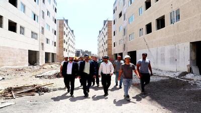 پیشرفت ۷۰ درصدی مسکن ملی در بوئین زهرا