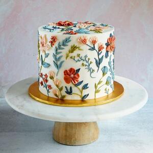 20 مدل کیک با طرح گل های بهاری|خاص و شیک