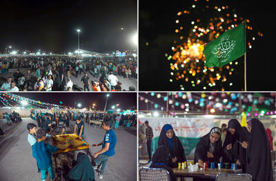 هر شب بیش از ۱۰ هزار نفر از شادمانه غدیر بازدید کردند