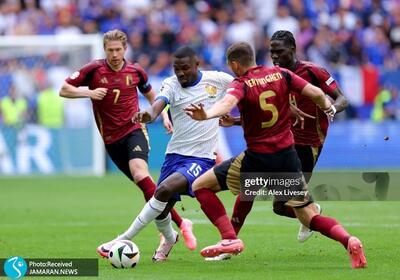 یورو 2024| فرانسه 0-0 بلژیک (نیمه دوم)+ عکس