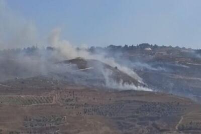 آتش‌ سوزی گسترده در شهرک صهیونیست‌ نشین «یتسهار»