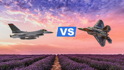 مقایسه جامع جنگنده های F-22 و F-16: پرندگان درنده | مجله پدال