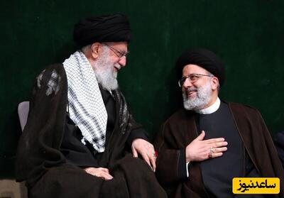 دلنشین ترین و صمیمی ترین خوش و بش سید ابراهیم رئیسی با رهبر معظم انقلاب پس از نماز +عکس