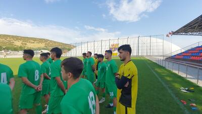 تمرین جوانان تیم ملی ایران در کمپ بارسلونا