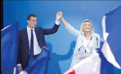 راست‌های‌افراطی در انتخابات پارلمانی فرانسه پیروز شدند
