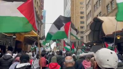 راهپیمایی گسترده در ملبورن برای حمایت از فلسطین + فیلم