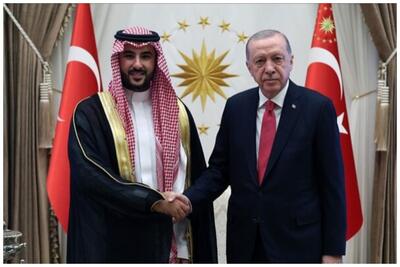 دیدار وزیر دفاع عربستان و اردوغان در آنکارا