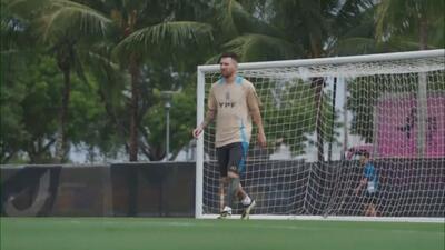 بازگشت لیونل مسی به تمرینات تیم ملی آرژانتین