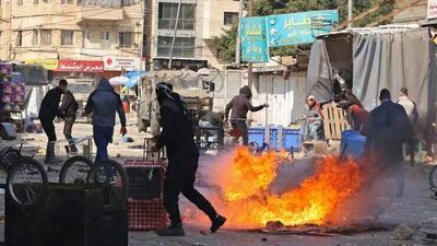 درگیری شدید مقاومت فلسطین با نظامیان صهیونیست در نابلس