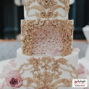 تصاویر | کیک عروسی و دسرهای لوکس جشن عروسی خواهر ساره بیات و رضا قوچان‌نژاد - عصر خبر