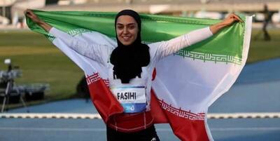 دختر بادِ ایران در المپیک پاریس می دود