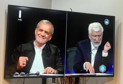 قاب عکس دیدنی از مسعود و سعید در مناظره دوم | اقتصاد24