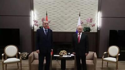 دیدار پوتین و اردوغان در حاشیه نشست آستانه