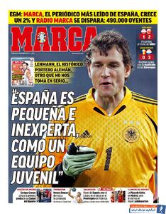 روزنامه مارکا| اسپانیا مثل یک تیم جوان، کوچک و بی‌تجربه است - پارس فوتبال | خبرگزاری فوتبال ایران | ParsFootball