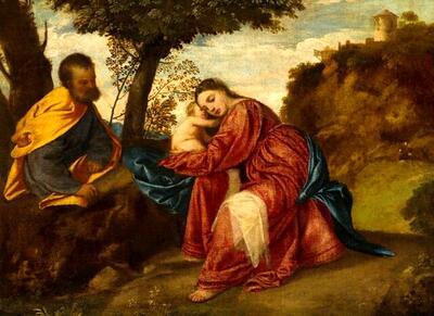 نقاشی تیسین رکورد زد/ فروش فوق‌العاده تابلوی مسیح در آغوش مریم مقدس