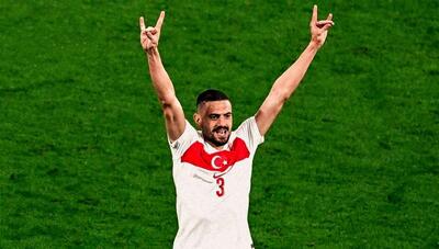 محرومیت 2 جلسه ای بازیکن ترکیه به خاطر شادی جنجالی