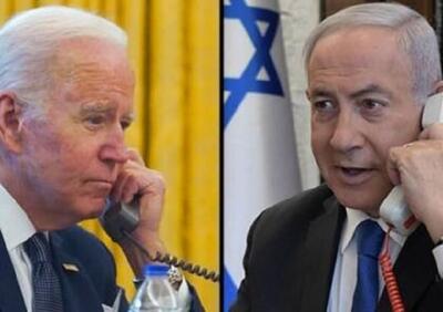 نتانیاهو با بایدن تلفنی گفت‌وگو کرد