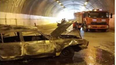 یک فوتی در حادثه رانندگی در تونل رخ