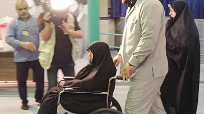 تصویری از دختر امام خمینی در جماران  +فیلم