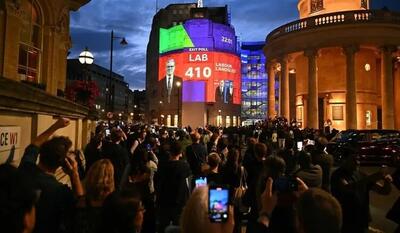 پیروزی تاریخی حزب کارگر در انتخابات بریتانیا