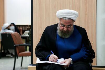 حمایت مجدد روحانی از مسعود پزشکیان موقع رای دادن+ عکس | اقتصاد24