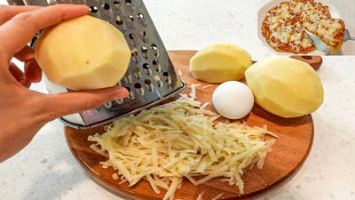 (ویدئو) نحوه درست کردن یک شام متفاوت و جدید با سیب زمینی و تخم مرغ