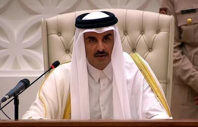 امیر قطر: برای توقف جنگ در نوار غزه تلاش می‌کنیم